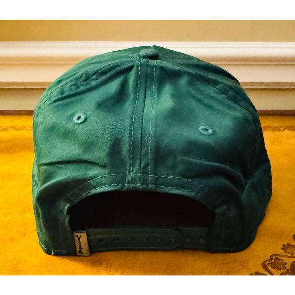Imperial The Barnes Coton Rope Adjustable Retro Green Gold Financial Cap Hat NEW - Picture 3 of 7